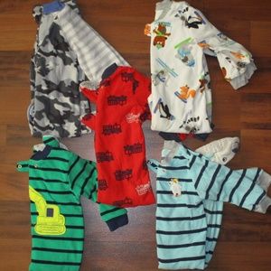 18 Month Fleece Zip-Up Sleeper Bundle